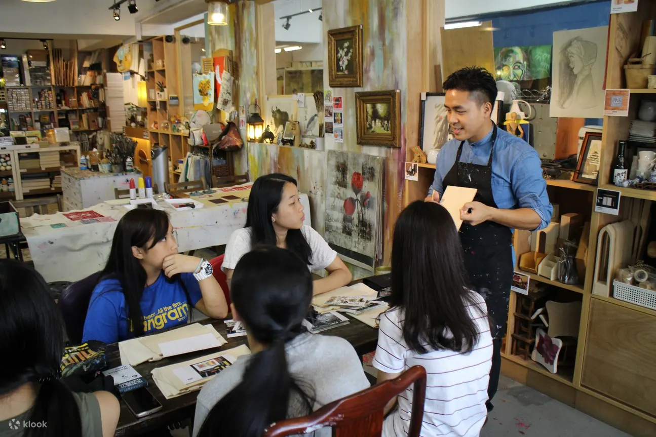 printmaking art lesson